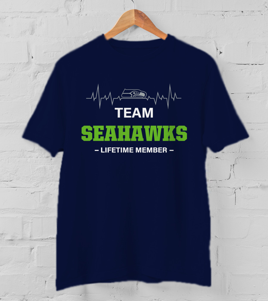 Team Seahawks Lifetime Member T-Shirt