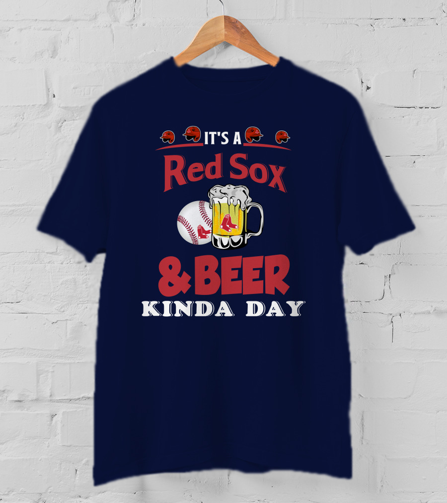 Boston Red Sox Beer Baseball Day T-Shirt