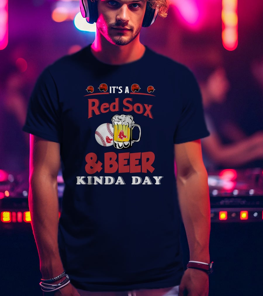 Boston Red Sox Beer Baseball Day T-Shirt