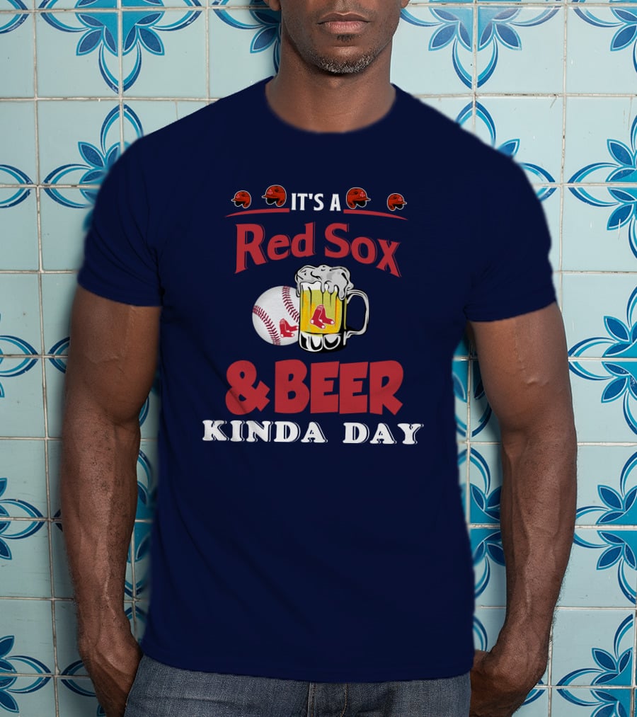 Boston Red Sox Beer Baseball Day T-Shirt