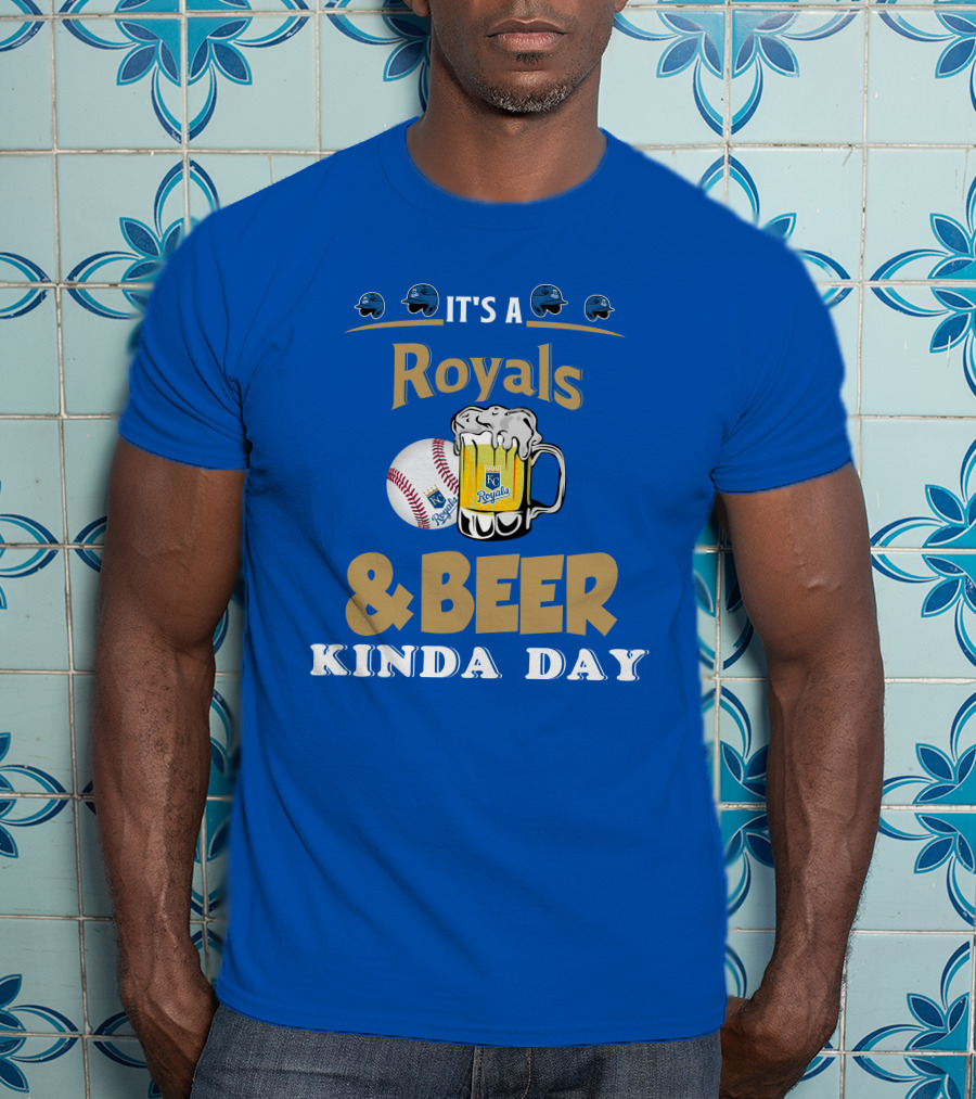 Kansas City Royals Baseball And Beer Kinda Day T-Shirt