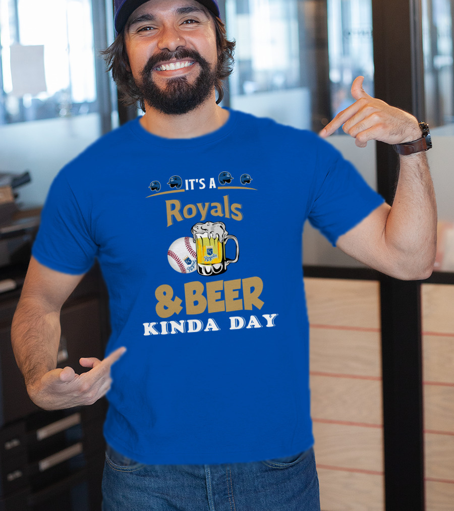 Kansas City Royals Baseball And Beer Kinda Day T-Shirt