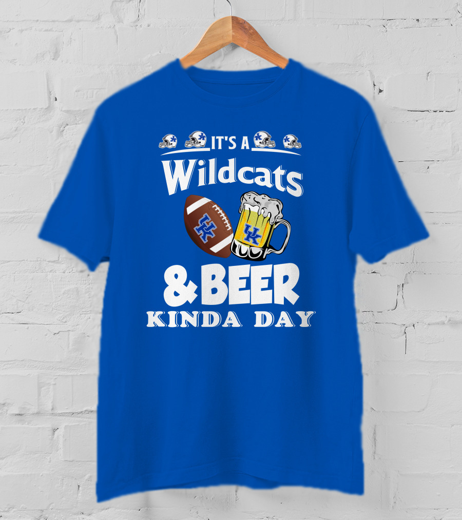 It's A Wildcats Football Beer Kinda Day T-Shirt