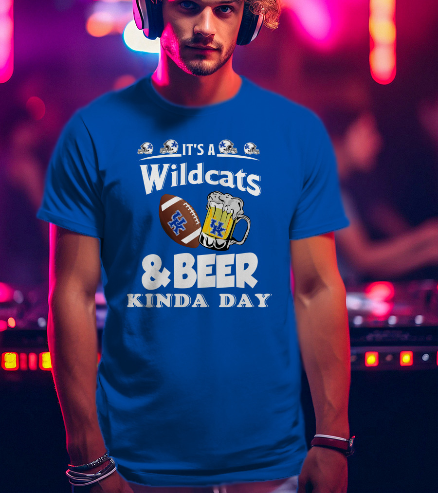 It's A Wildcats Football Beer Kinda Day T-Shirt