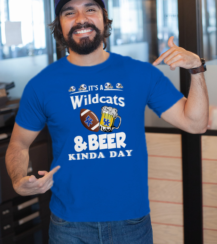 It's A Wildcats Football Beer Kinda Day T-Shirt