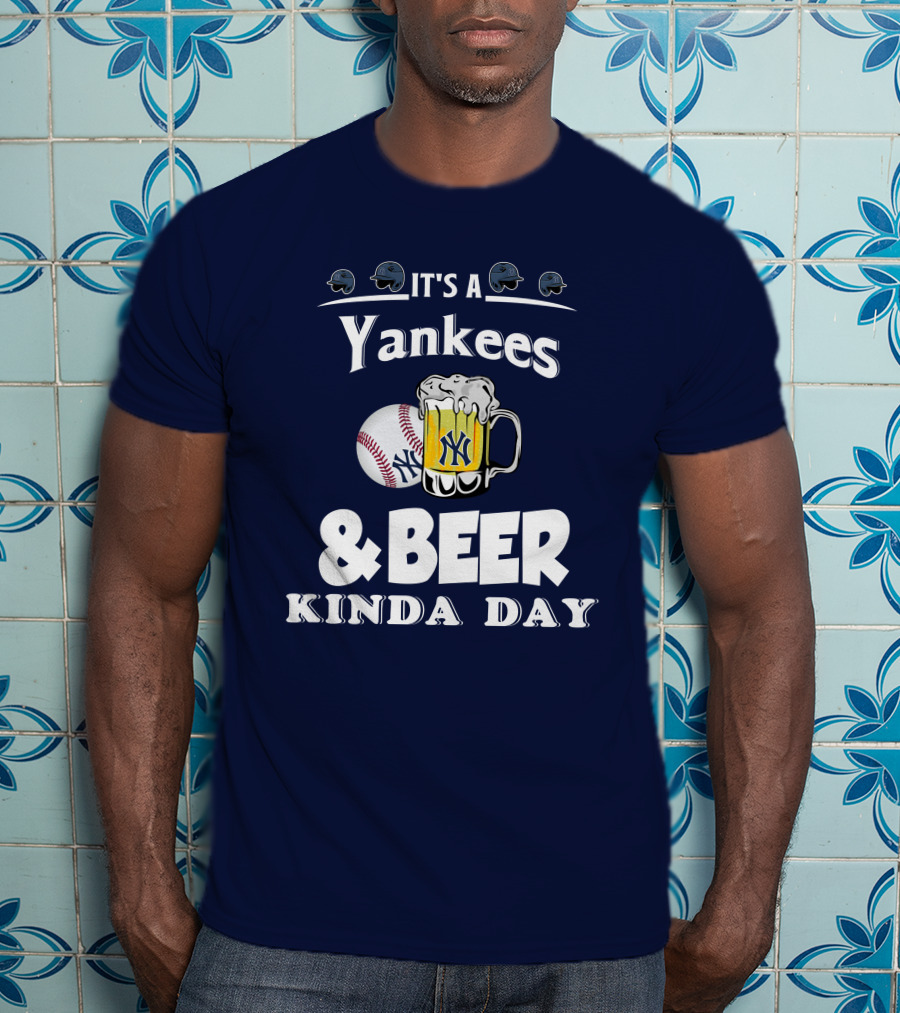 Yankees Baseball And Beer Fans Perfect Day T-Shirt