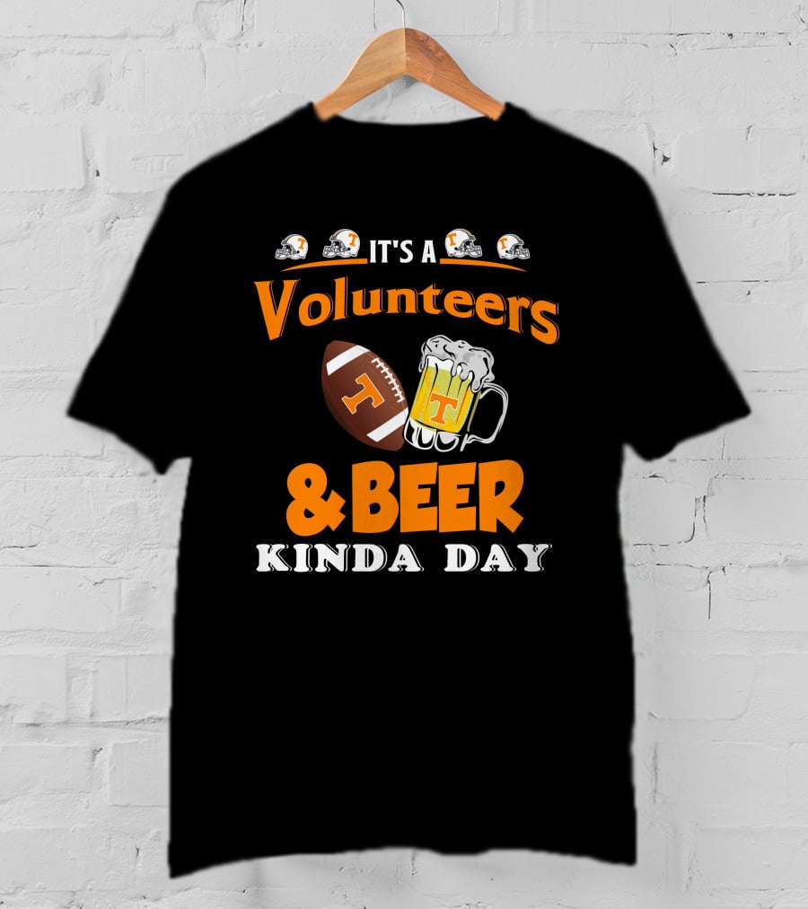 Tennessee Volunteers Football And Beer Day Celebrations T-Shirt