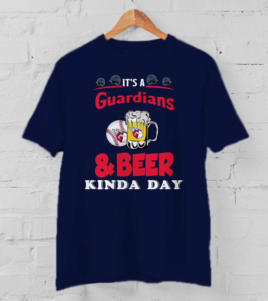 It's A Cleveland Guardians And Beer Kinda Day Baseball Mug T-Shirt