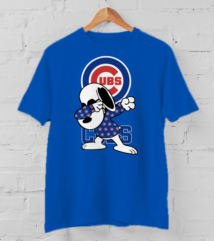 Chicago Cubs Snoopy Dabbing T-Shirt