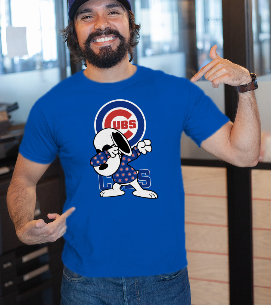 Chicago Cubs Snoopy Dabbing T-Shirt