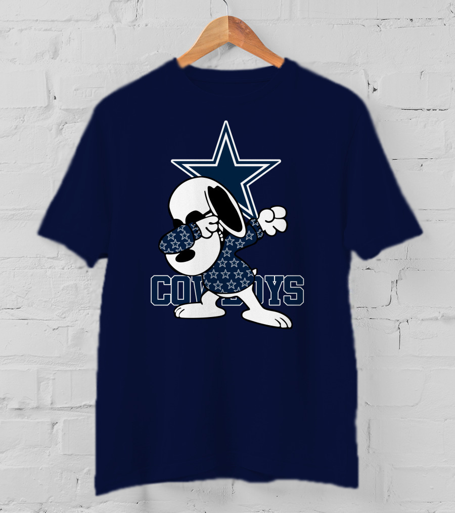 Dallas Cowboys Snoopy Dabbing Star T-Shirt