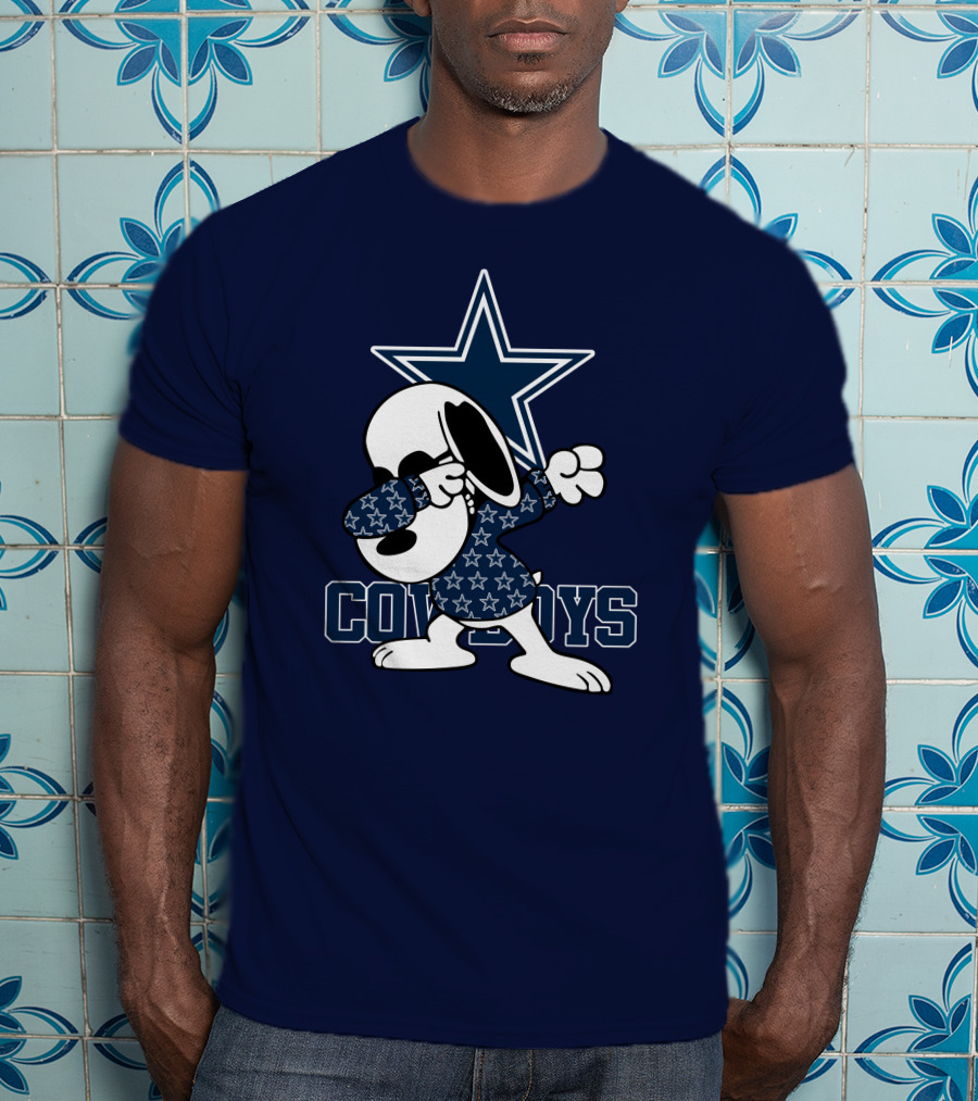 Dallas Cowboys Snoopy Dabbing Star T-Shirt