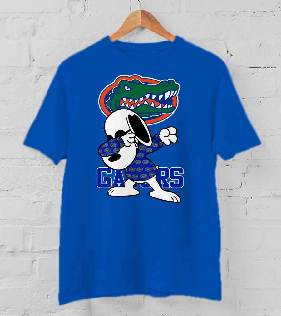 Florida Gators Snoopy Dabbing Alligator T-Shirt