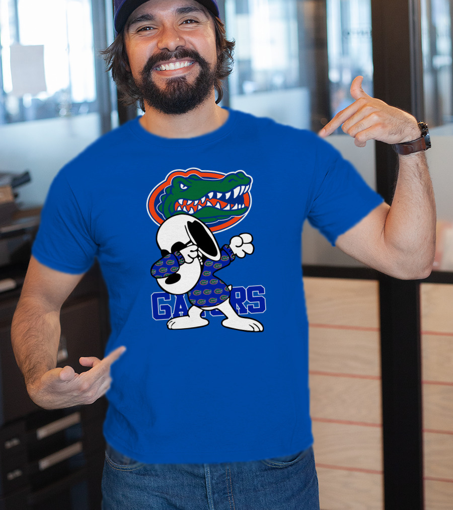 Florida Gators Snoopy Dabbing Alligator T-Shirt