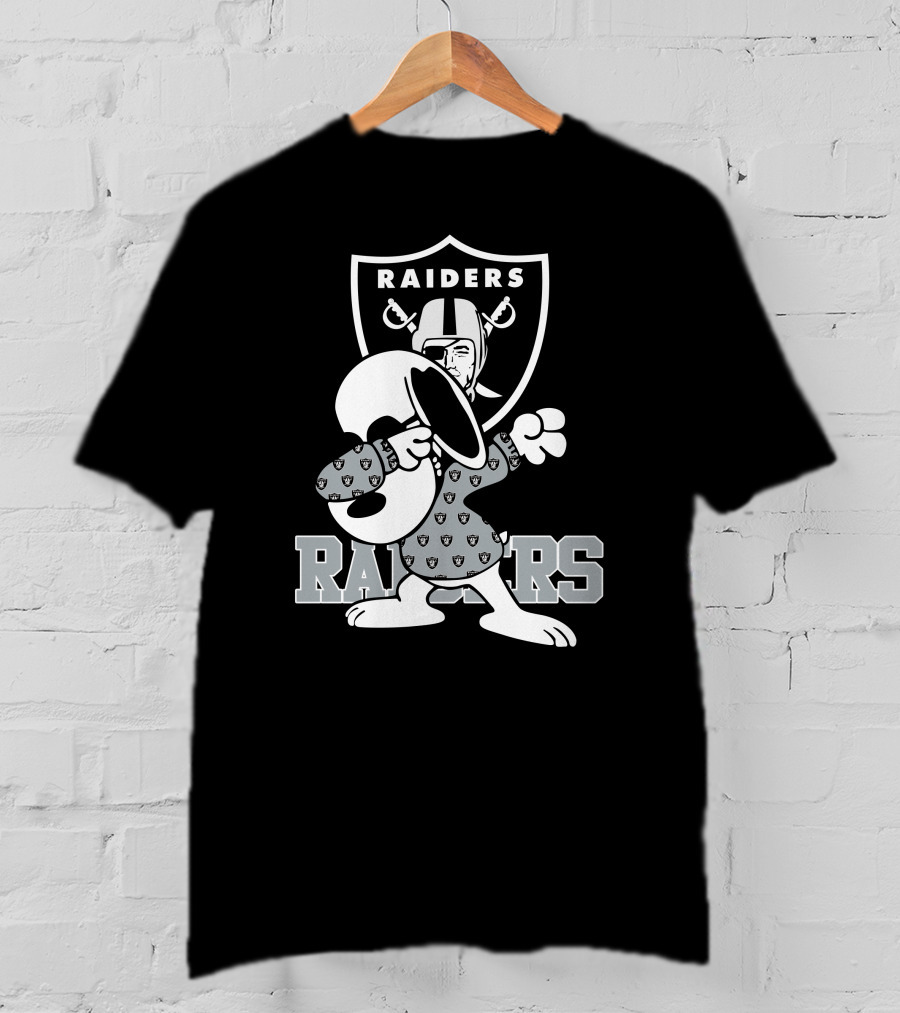 Las Vegas Raiders Snoopy Dabbing Raiders T-Shirt