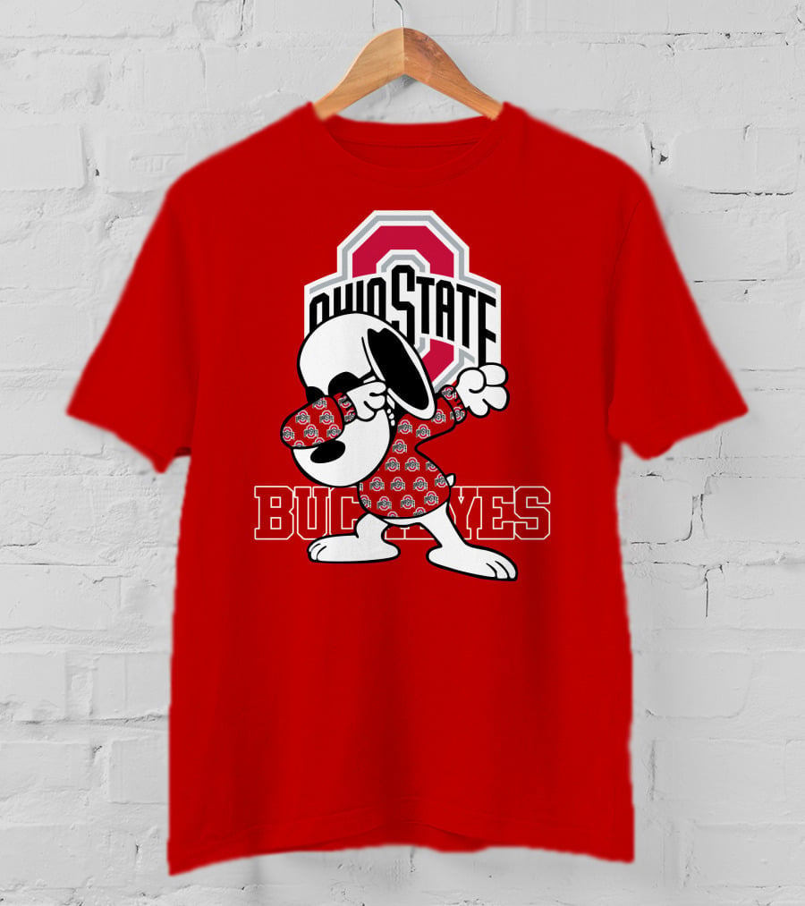 Ohio State Buckeyes Snoopy Dabbing T-Shirt