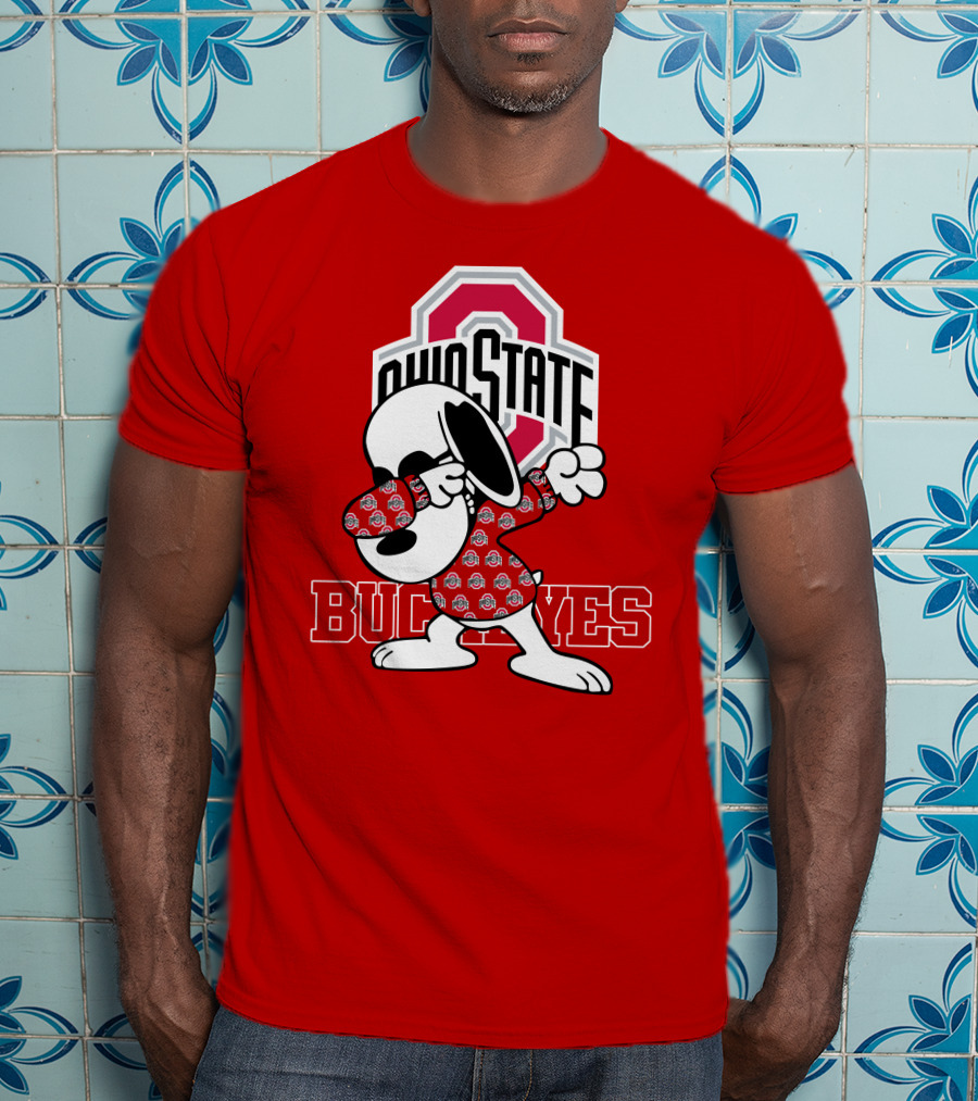 Ohio State Buckeyes Snoopy Dabbing T-Shirt