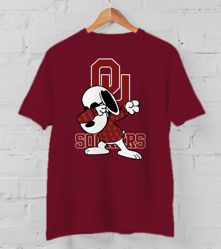 OU Sooners Snoopy Dabbing T-Shirt