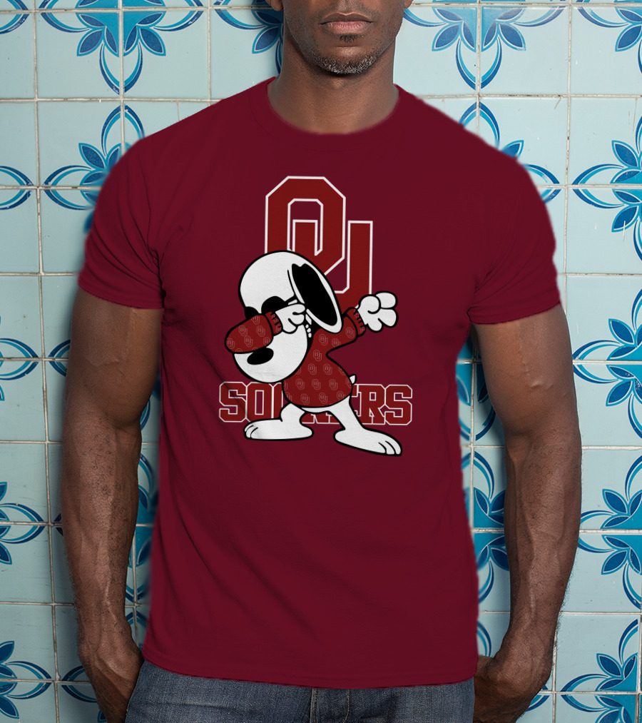 OU Sooners Snoopy Dabbing T-Shirt