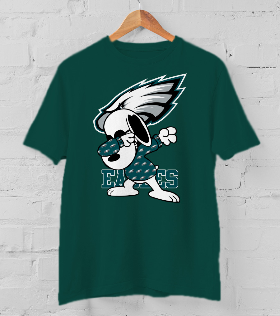 Philadelphia Eagles Snoopy Dabbing Mascot T-Shirt
