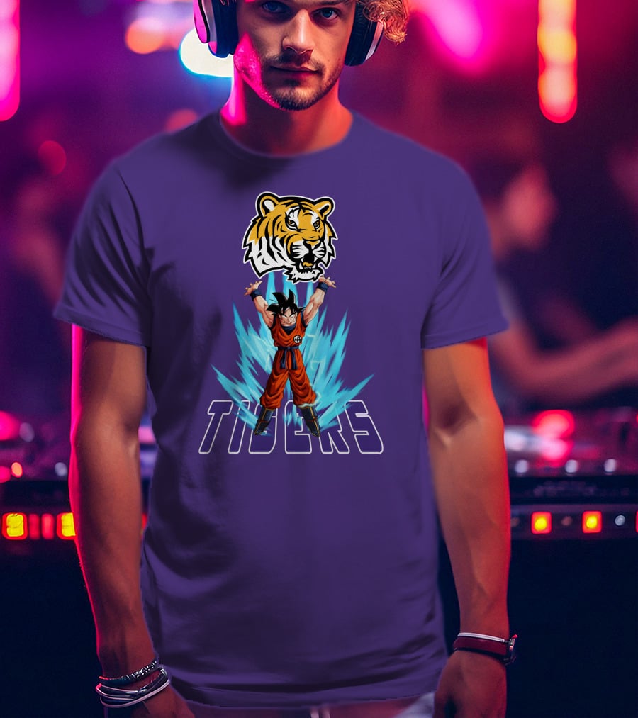 Lsu Tigers Super Saiyan Goku Power Up T-Shirt