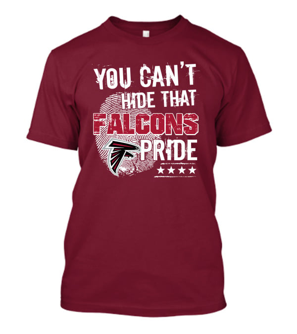 You Can't Hide That Falcons Pride With Atlanta Logo And Stars T-Shirt