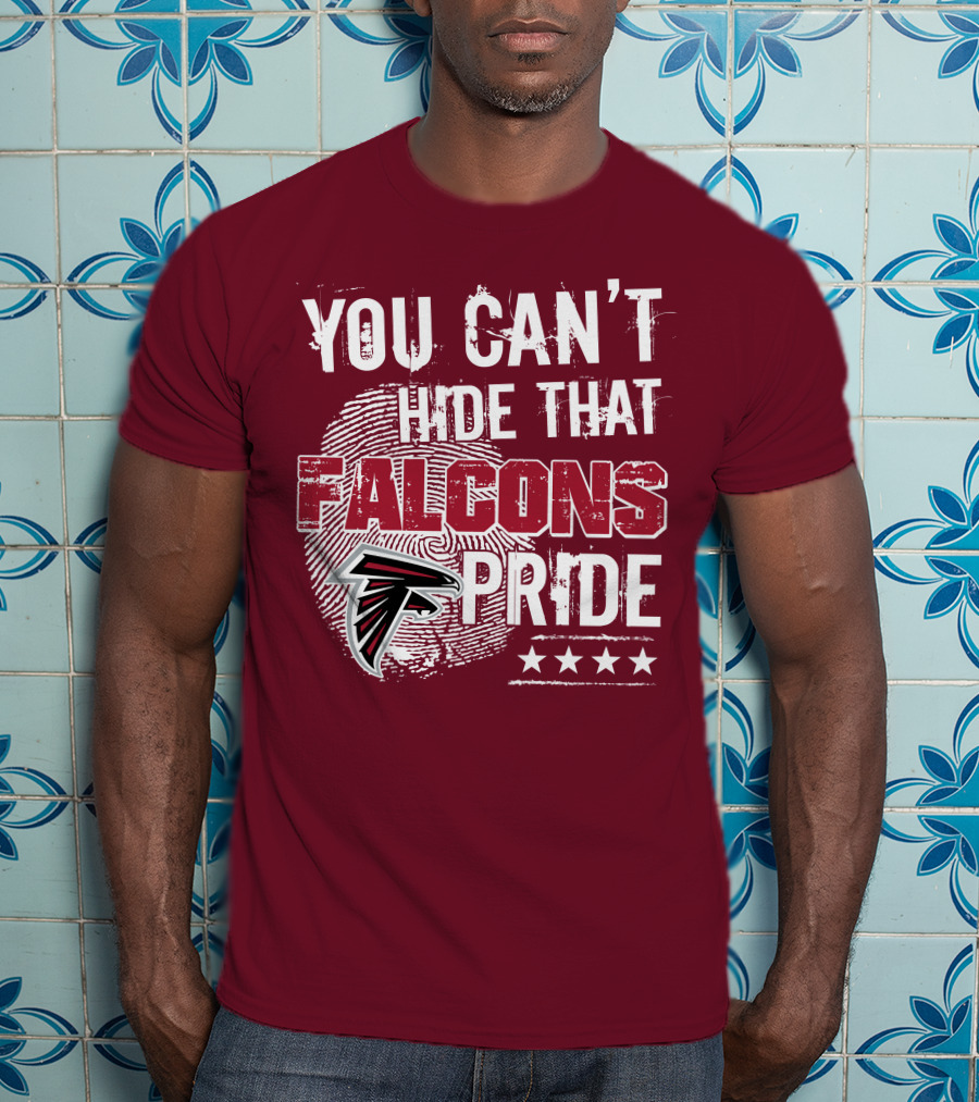 You Can't Hide That Falcons Pride With Atlanta Logo And Stars T-Shirt