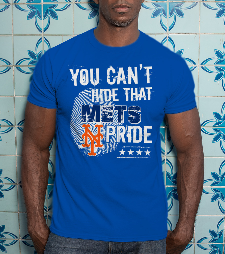 You Can't Hide That Mets Pride With New York Mets Logo And Stars T-Shirt