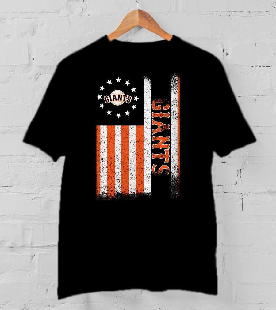 San Francisco Giants American Flag Themed Giants Stars And Stripes T-Shirt