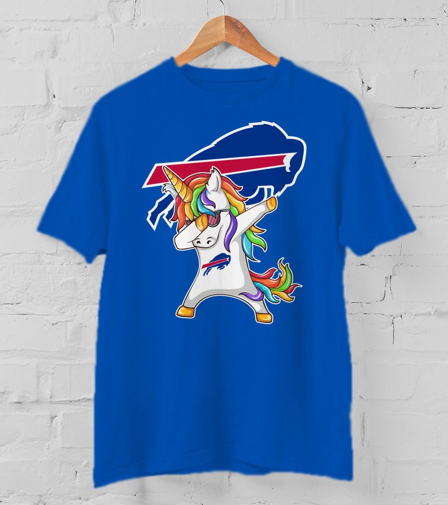 Buffalo Bills Unicorn Dabbing NFL Fan T-Shirt