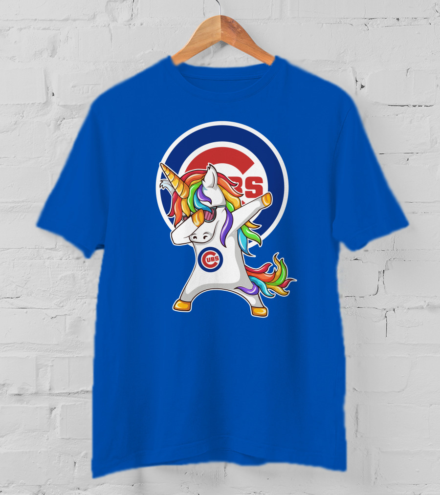 Chicago Cubs Unicorn Dabbing T-Shirt