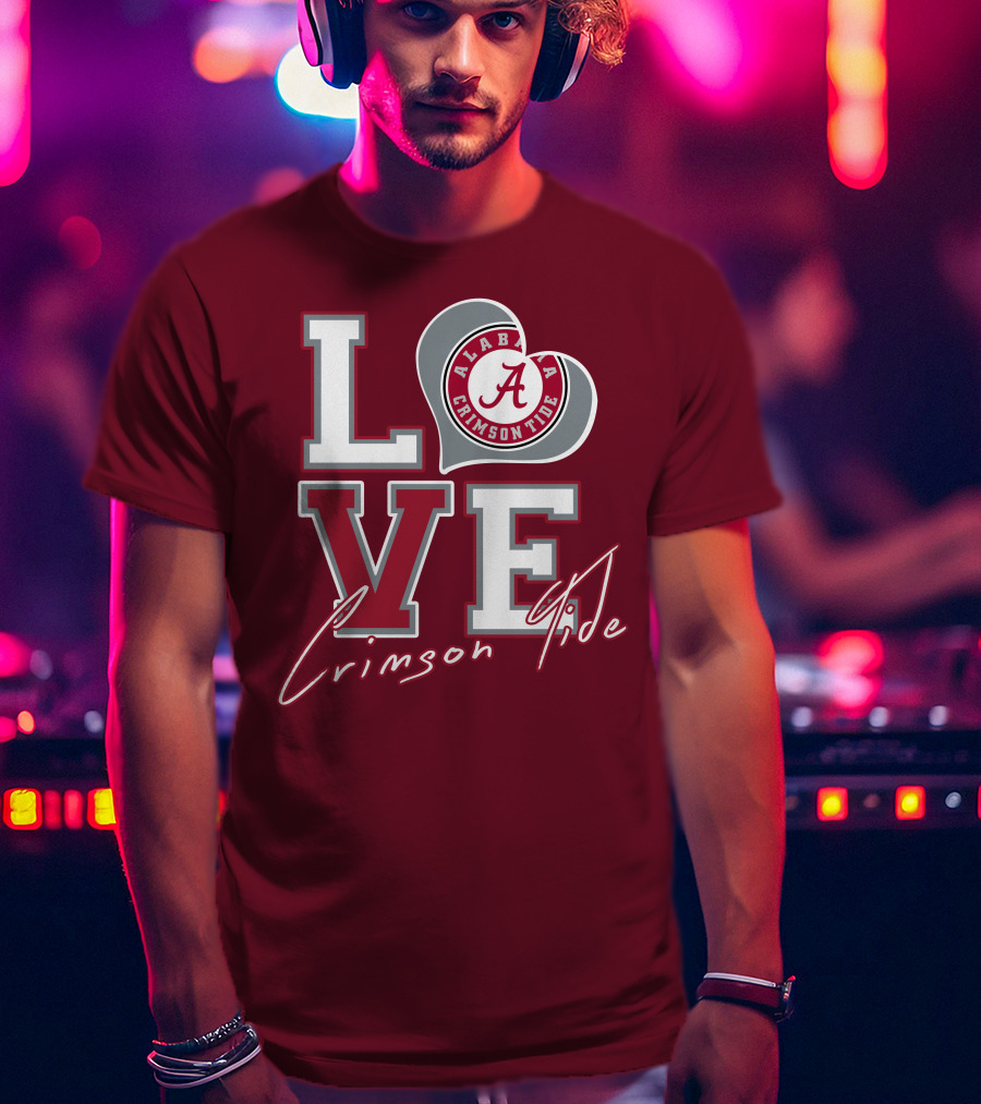LOVE Alabama Crimson Tide T-Shirt