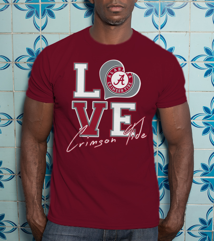 LOVE Alabama Crimson Tide T-Shirt