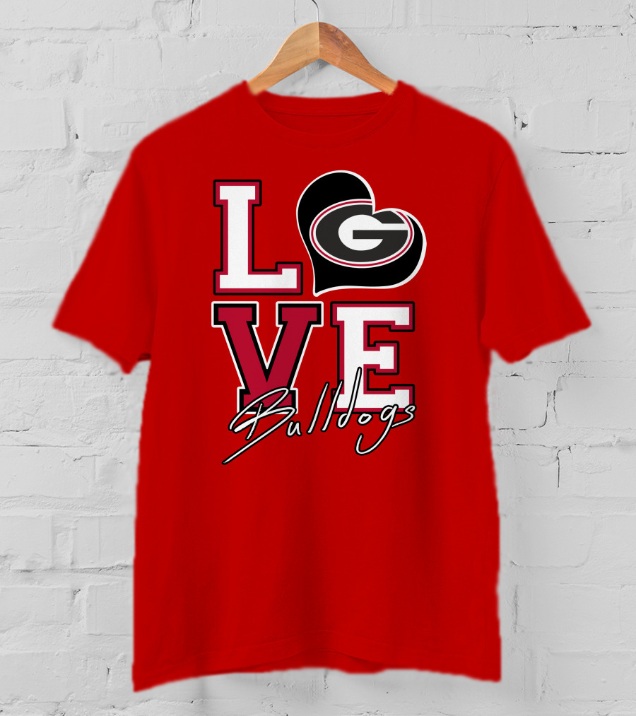 LOVE Georgia Bulldogs T-Shirt