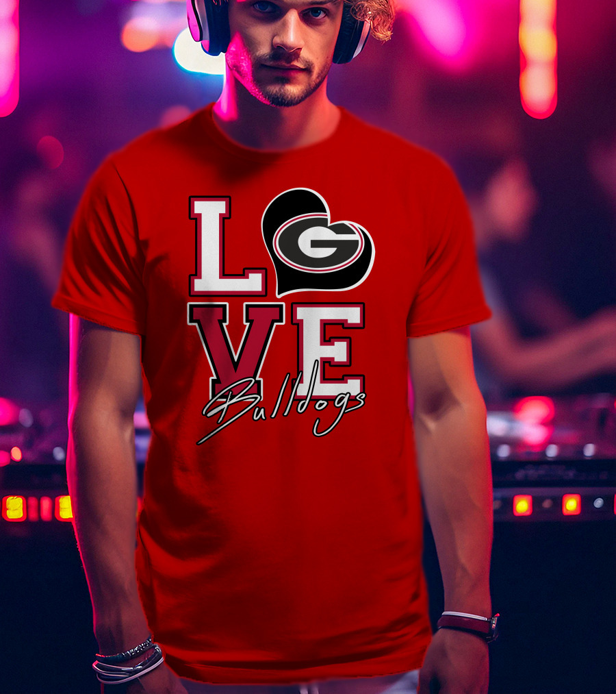 LOVE Georgia Bulldogs T-Shirt