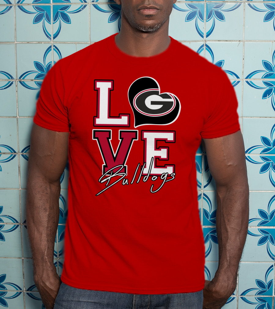 LOVE Georgia Bulldogs T-Shirt