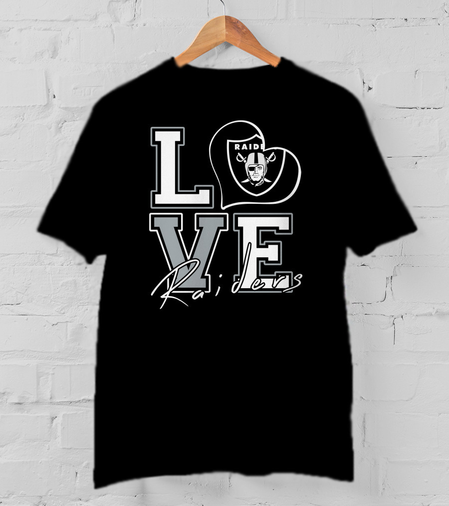 Love Raiders Heart Logo Las Vegas T-Shirt