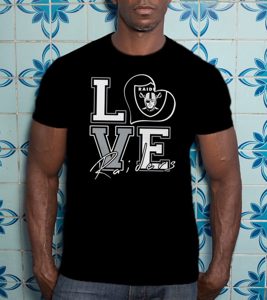 Love Raiders Heart Logo Las Vegas T-Shirt