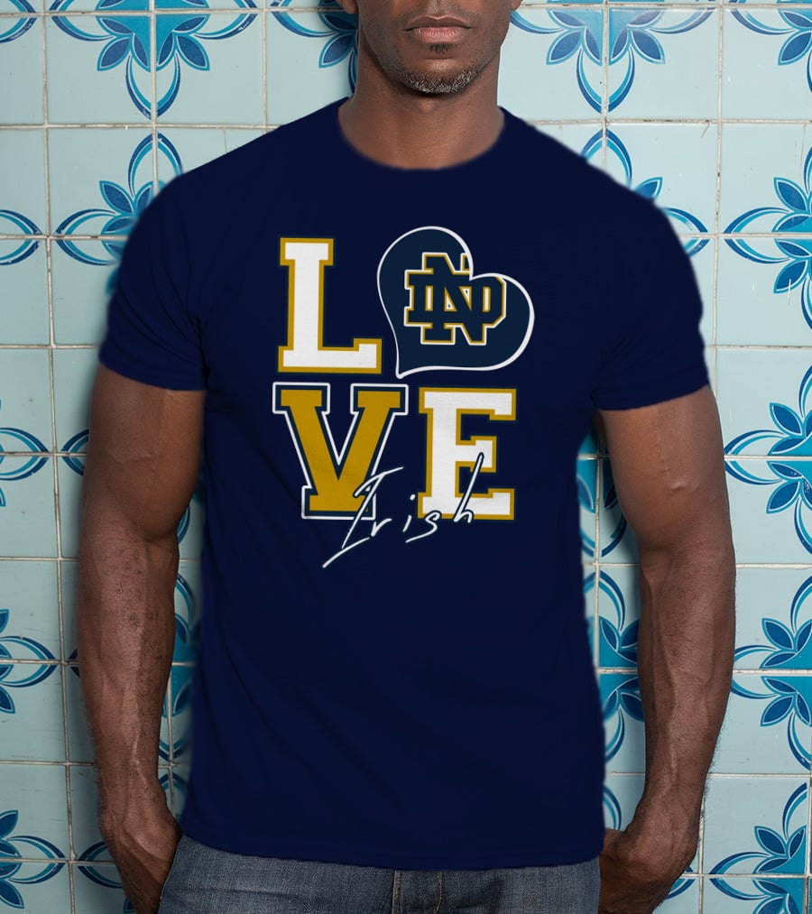 LOVE Notre Dame Irish ND T-Shirt