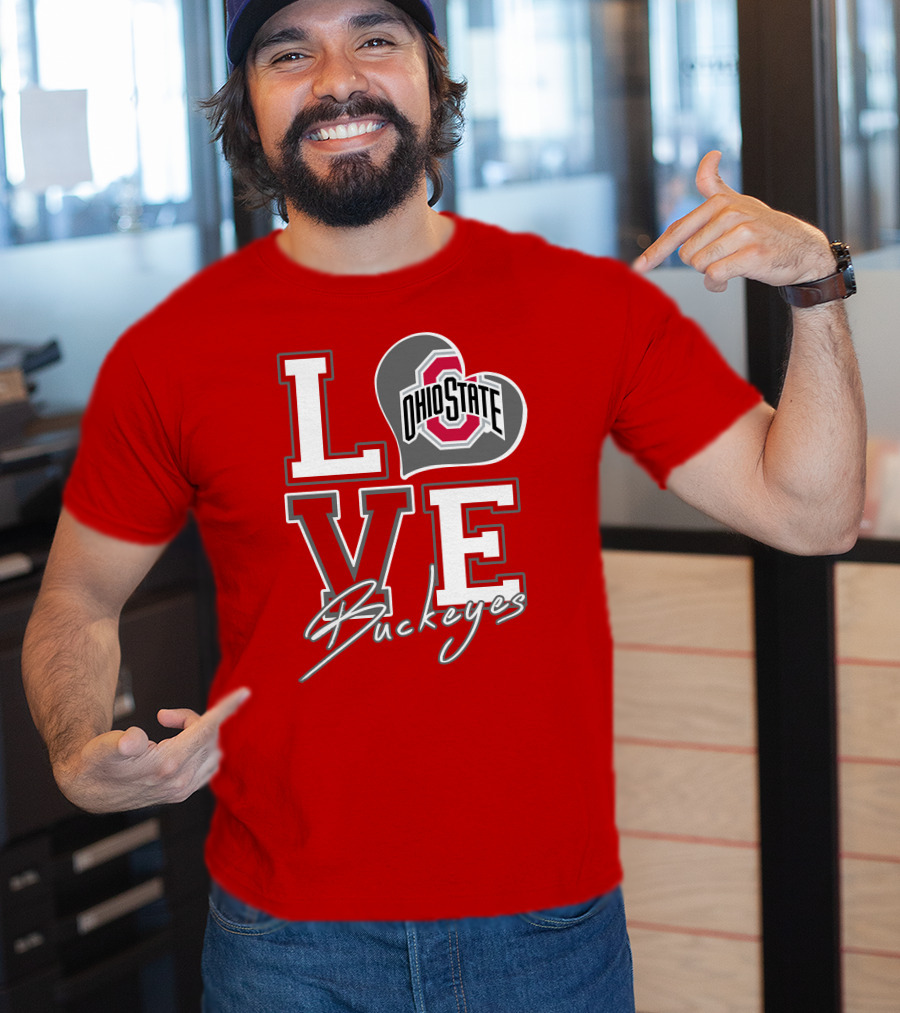 LOVE Ohio State Buckeyes T-Shirt