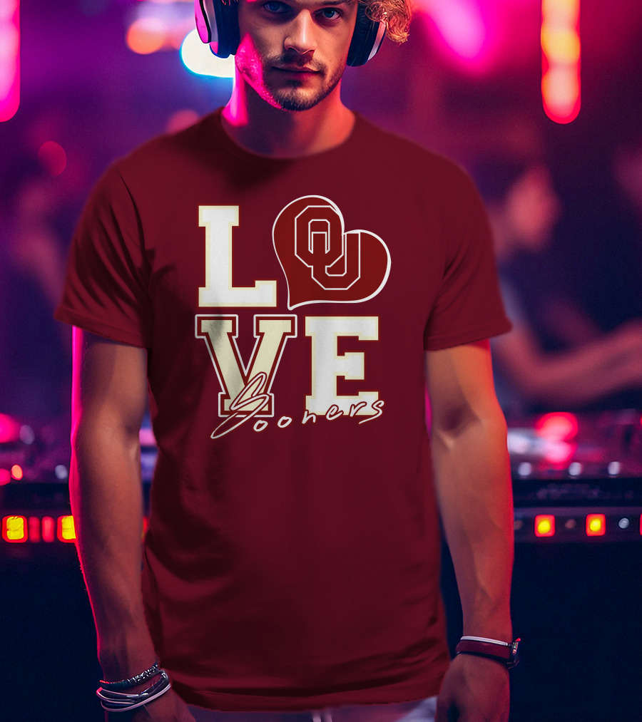 Love OU Heart Sooners T-Shirt