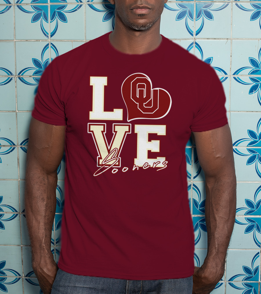 Love OU Heart Sooners T-Shirt
