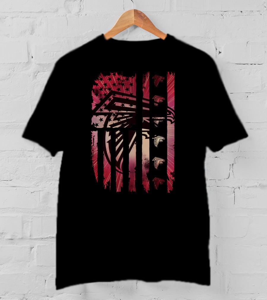 Atlanta Falcons Stars And Stripes T-Shirt
