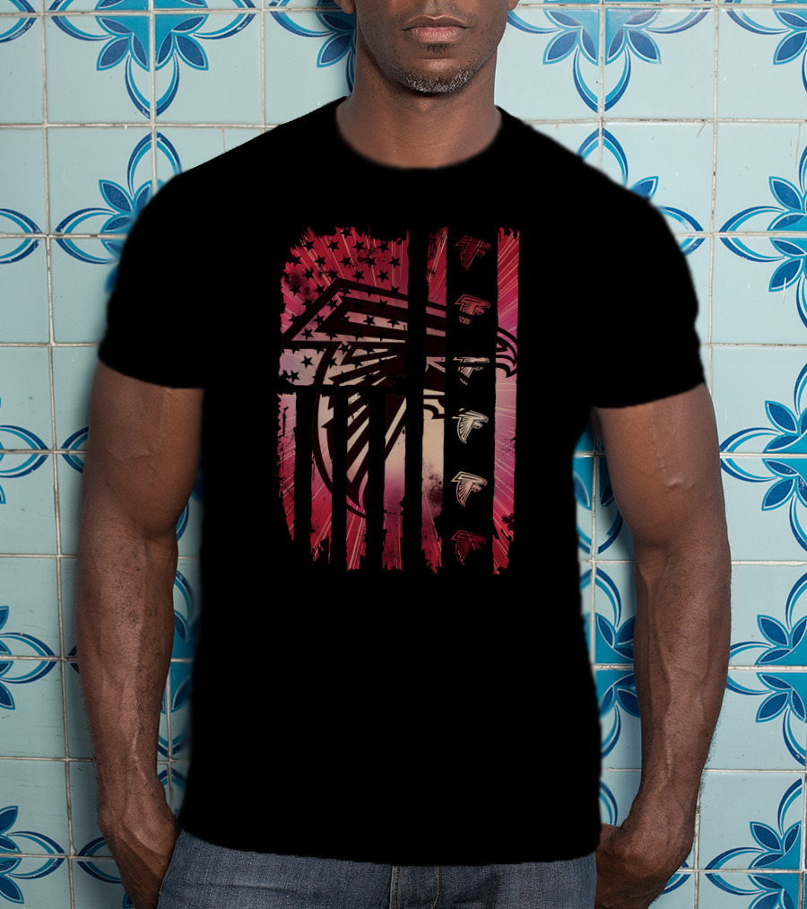 Atlanta Falcons Stars And Stripes T-Shirt