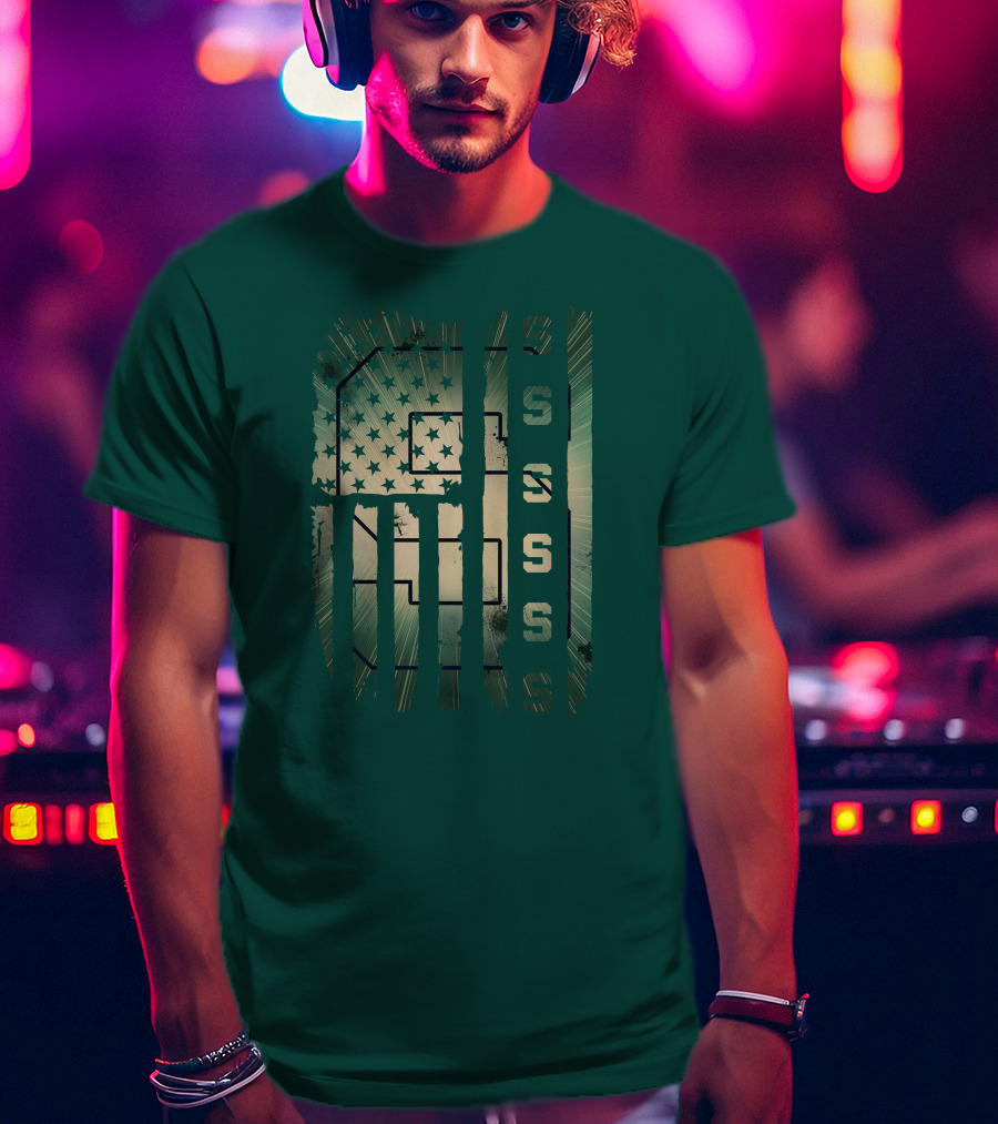 Michigan State Spartans Stars And Stripes S T-Shirt