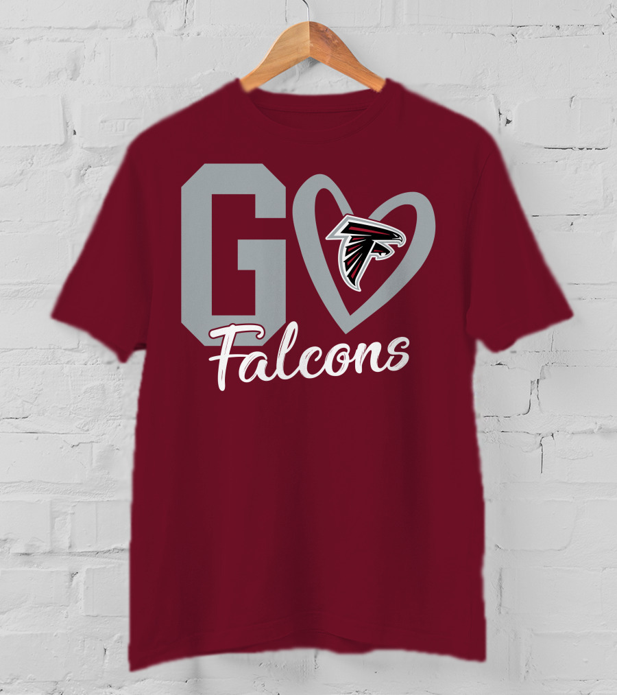 Go Falcons Heart T-Shirt