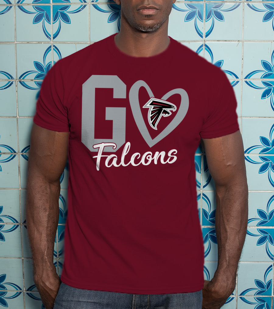 Go Falcons Heart T-Shirt