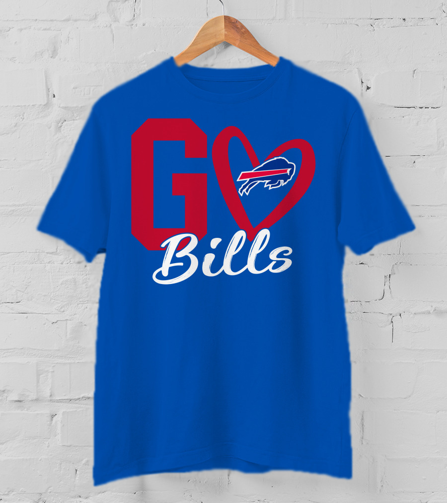 Go Bills Love Buffalo Bills T-Shirt