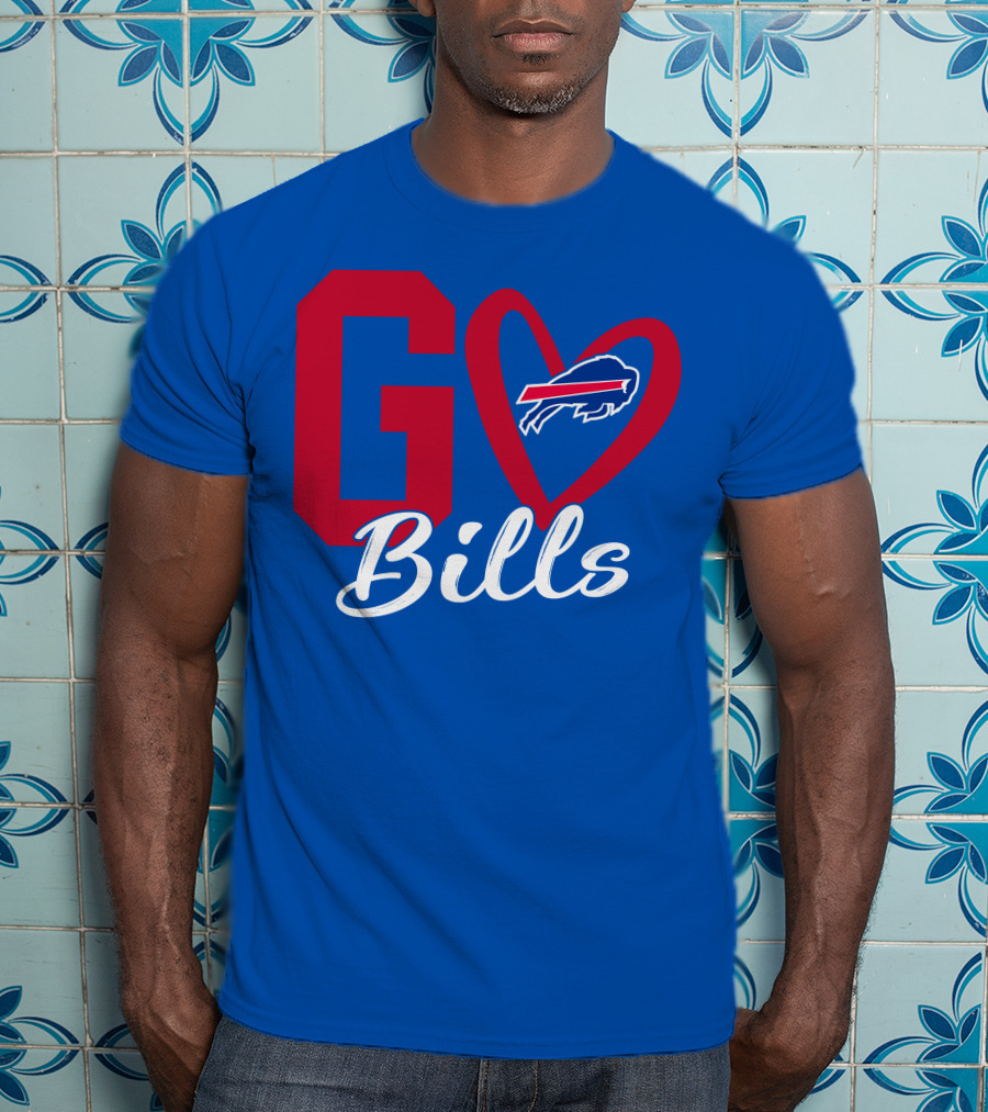 Go Bills Love Buffalo Bills T-Shirt