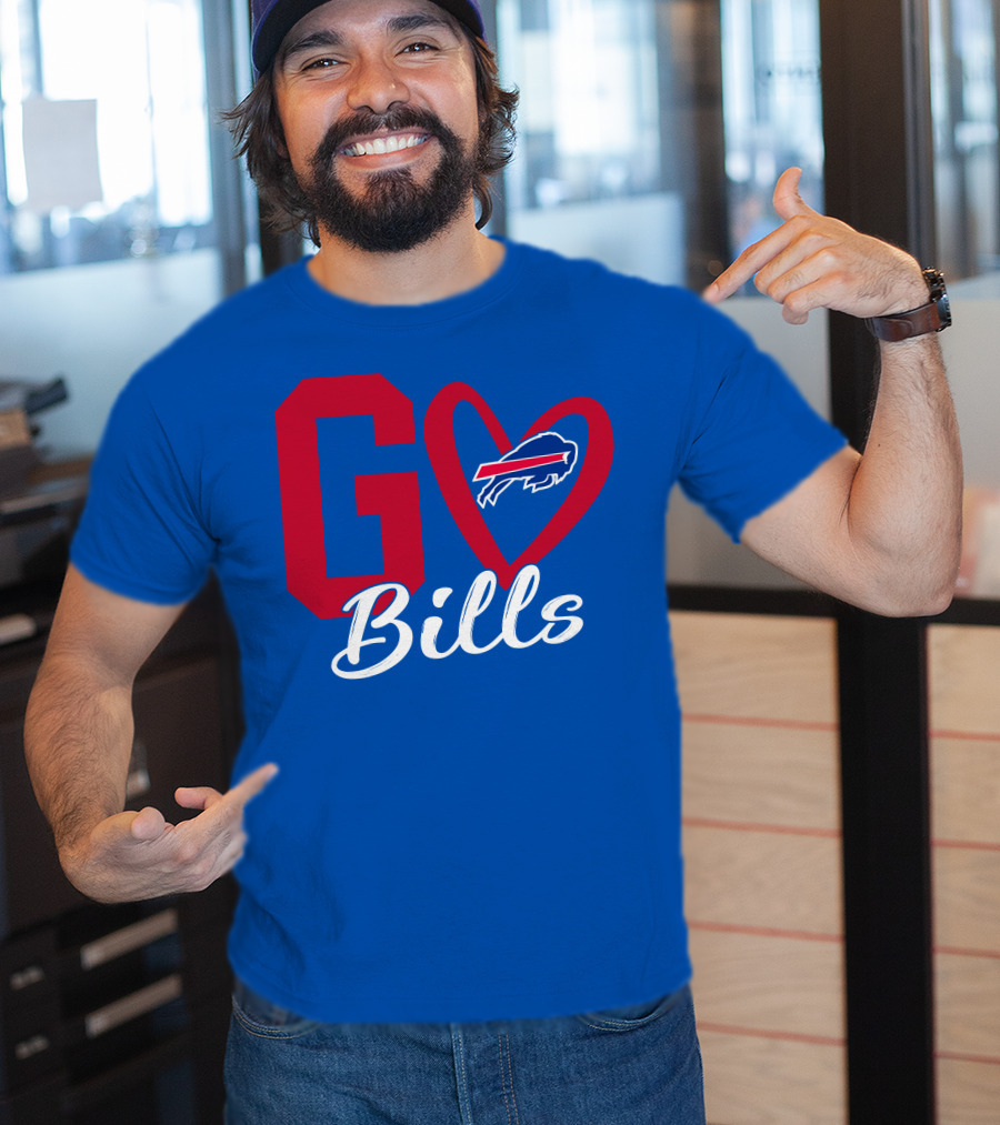 Go Bills Love Buffalo Bills T-Shirt